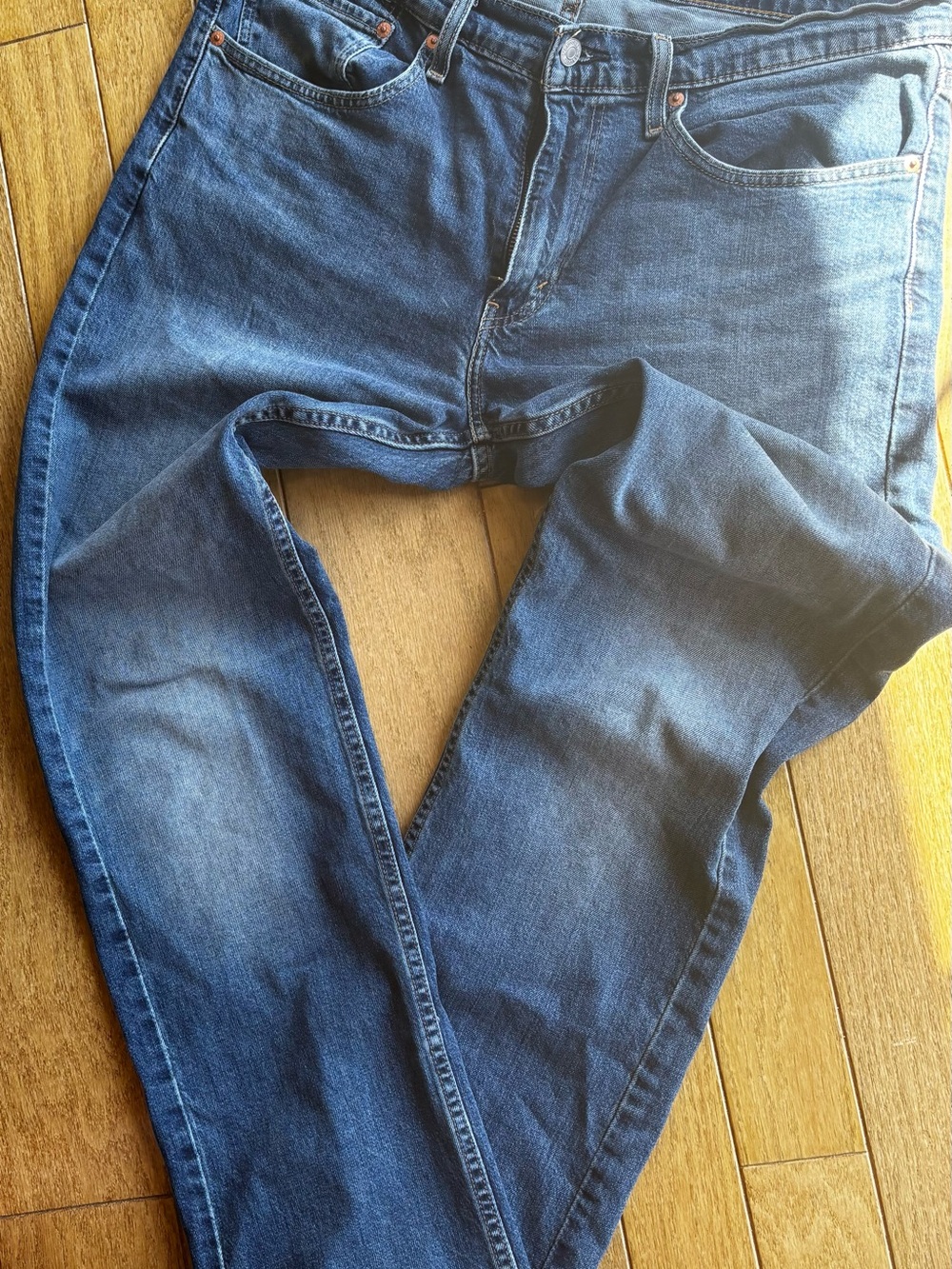 Levi's Men's Slim Straight Jeans in Indigo Blue